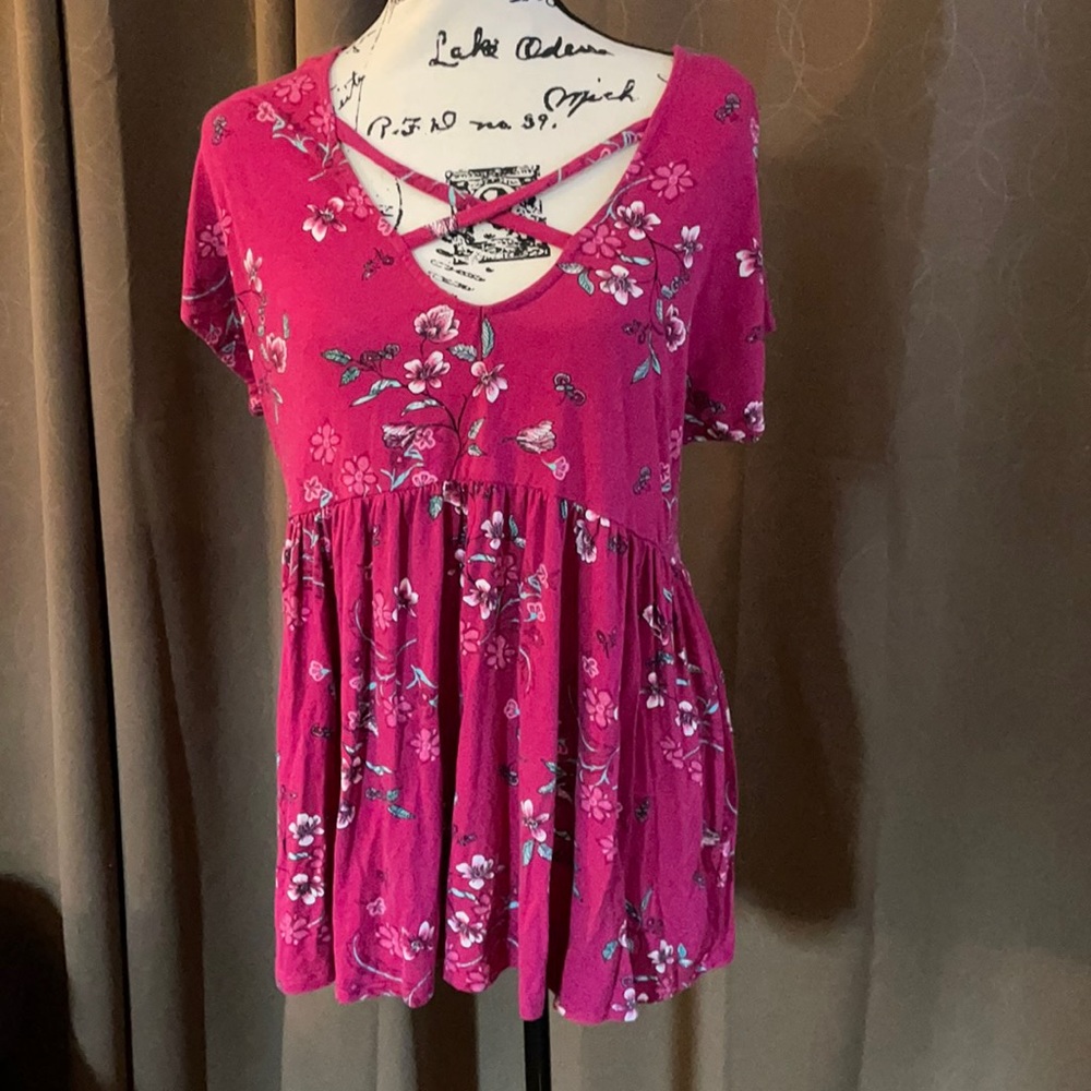Torrid Size 0 Floral Top